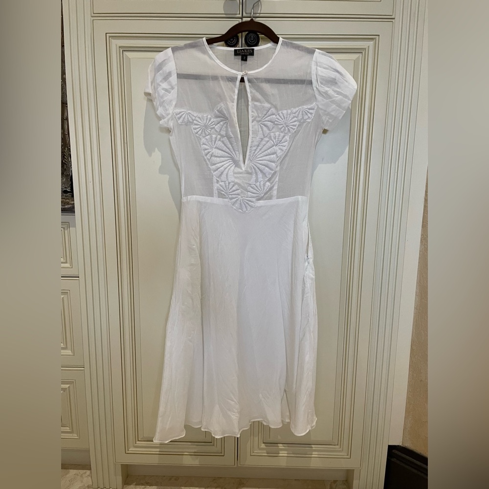 Lia Kes New York white dress size 2
